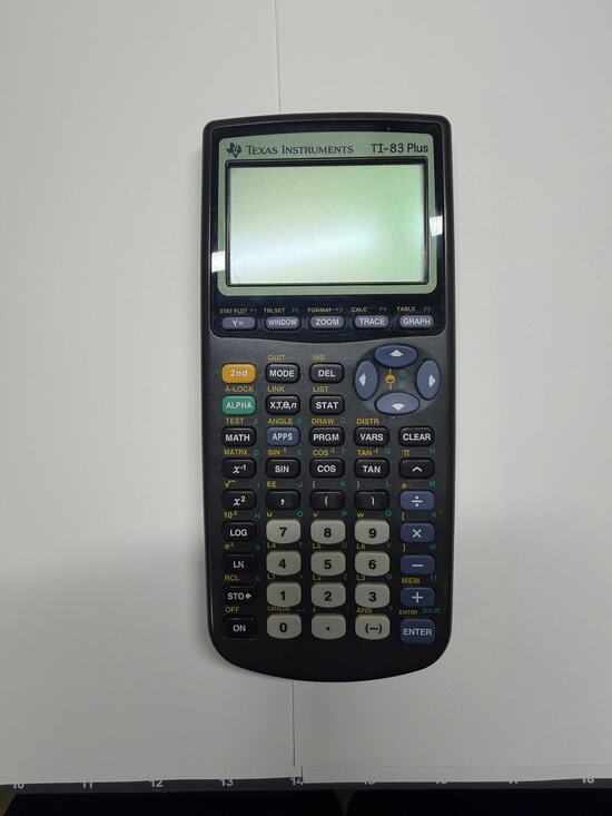 Texas Instruments Other - Texas Instruments TI-83 Plus Graphing Calculator Black Used Works With Cover